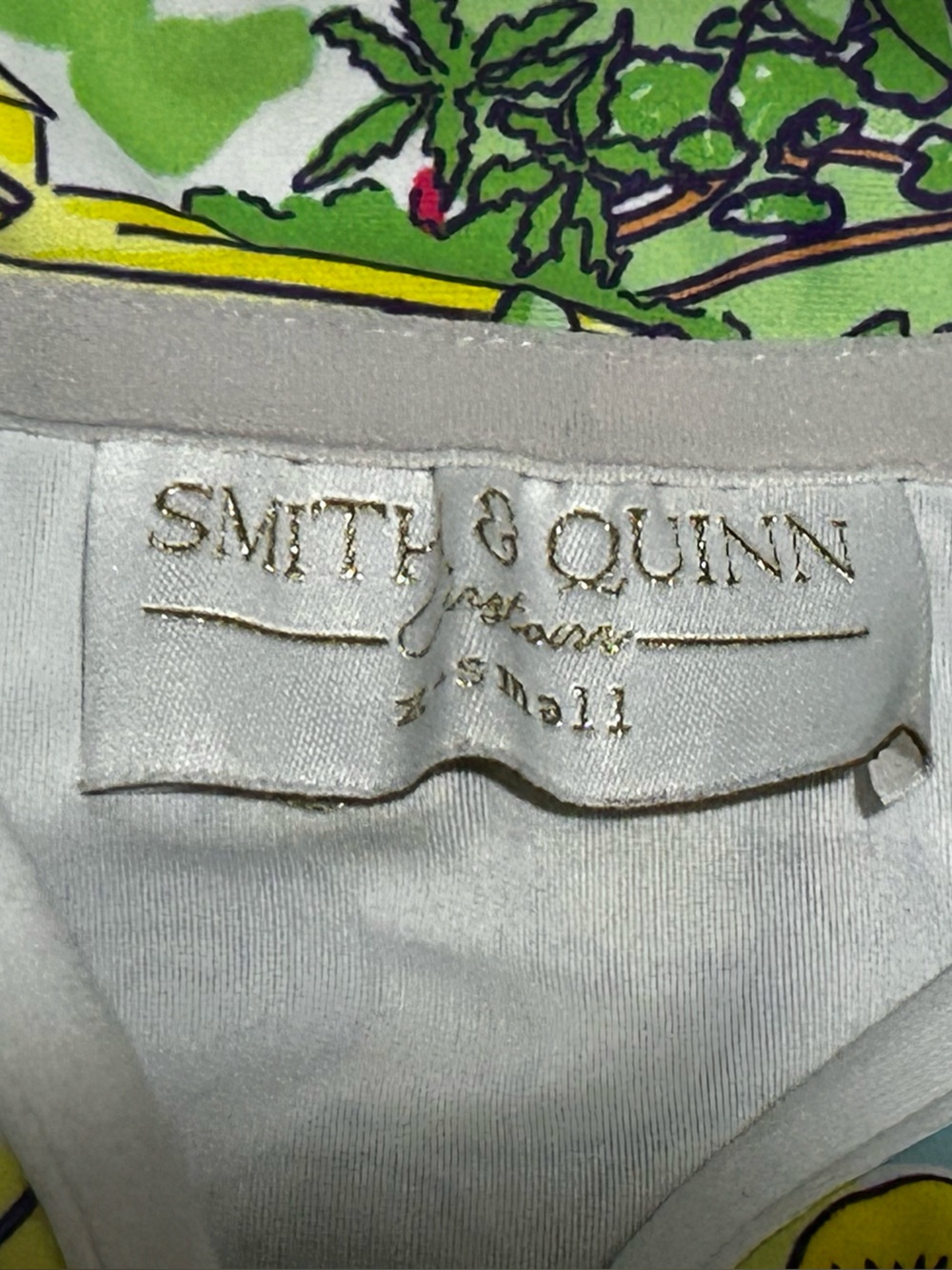 Smith & Quinn Palmetto Dunes Hilton Head Island Golf Print Quarter Zip, XS - Picture 2 of 7